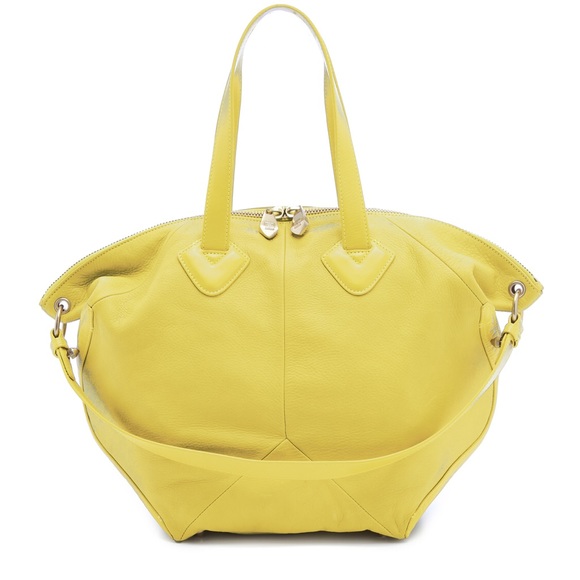 POUR LA VICTOIRE Brice Large Lemon Satchel Bag - Picture 1 of 8